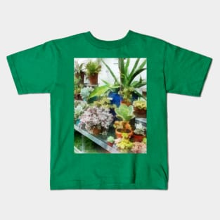 Greenhouse With Cactus Kids T-Shirt